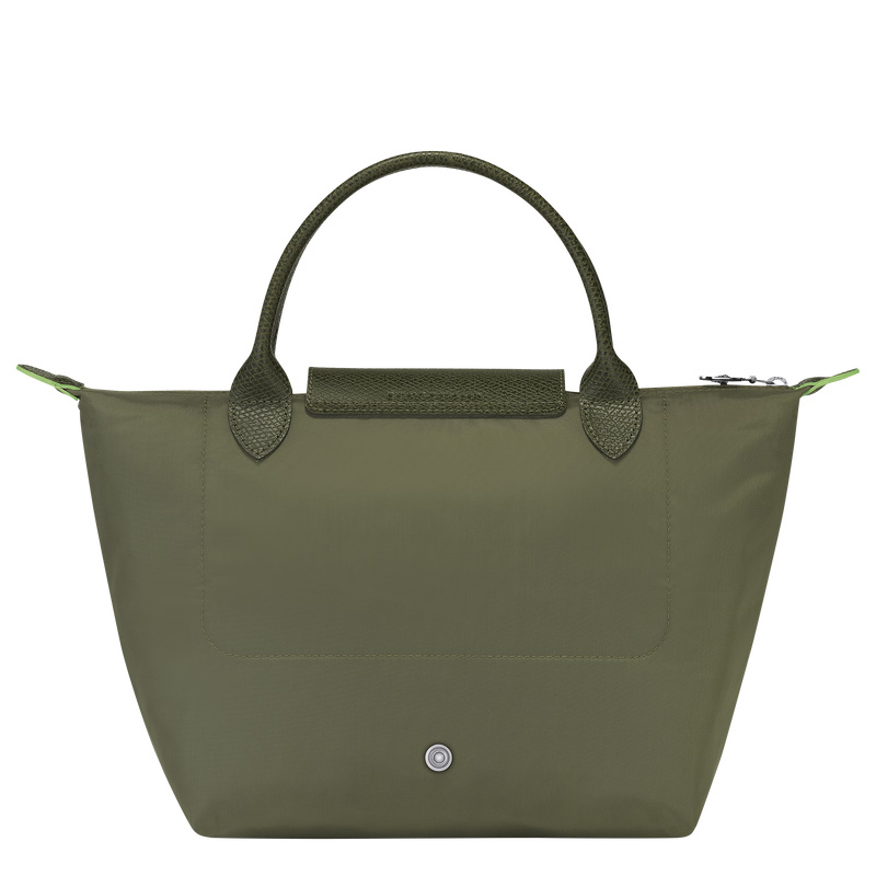 Longchamp |Le Pliage Grüne Handtasche S Forest – Recyceltes Canvas |Forest