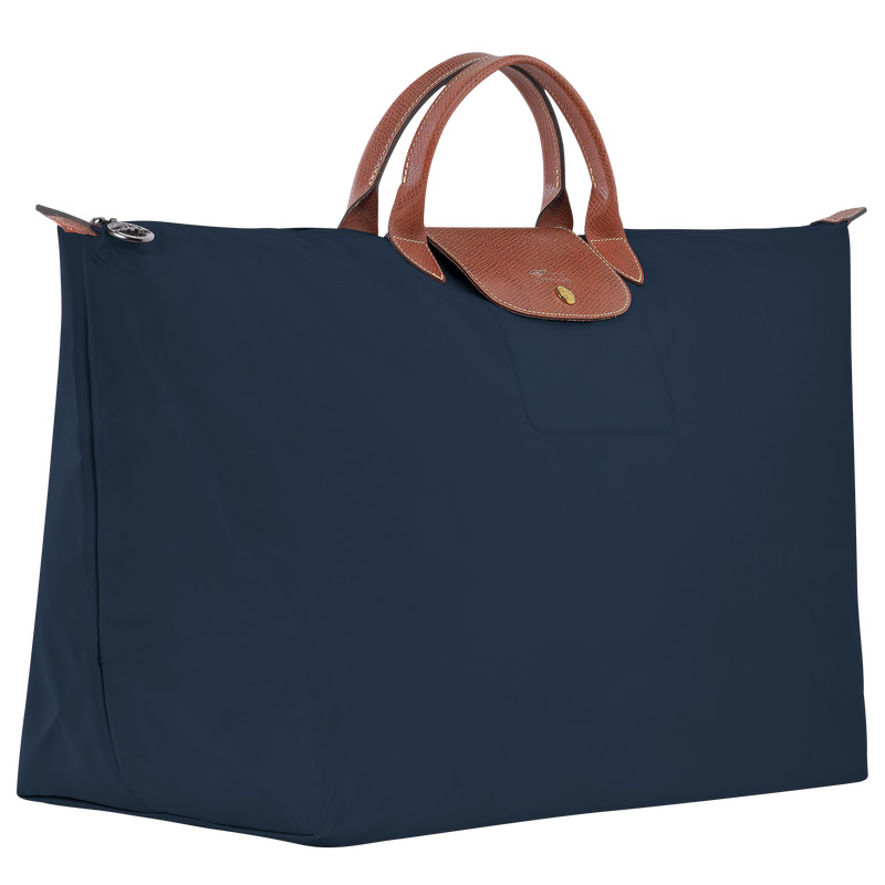 Longchamp |Le Pliage Original XL Reisetasche Marineblau – Recyceltes Canvas |Marineblau