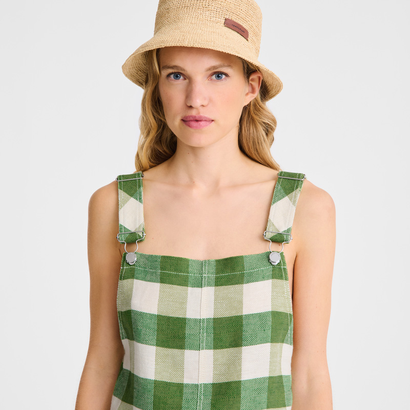 Longchamp |Kleid Grün – Vichy-Jacquard |Grün