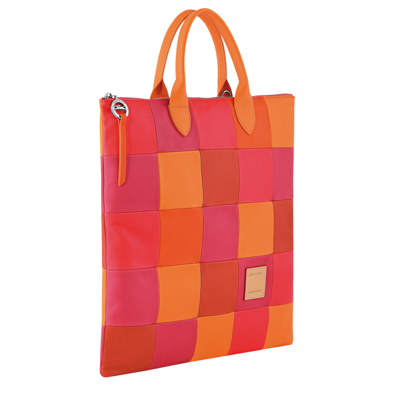 Longchamp |Re-Play L Handtasche Karotte – Leder |Karotte