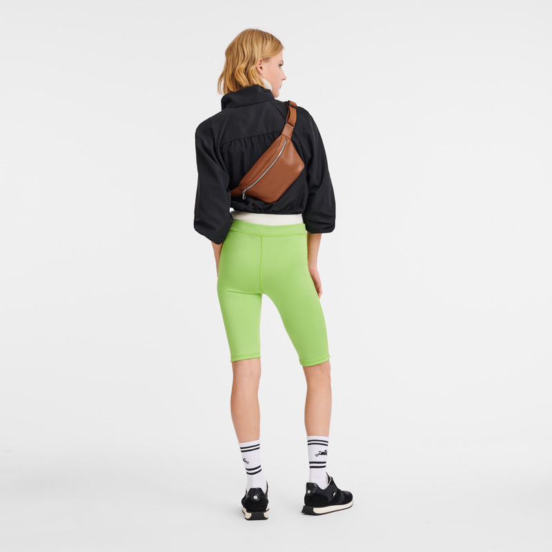 Longchamp |Le Foulonn M Gürteltasche Karamell – Leder |Karamell