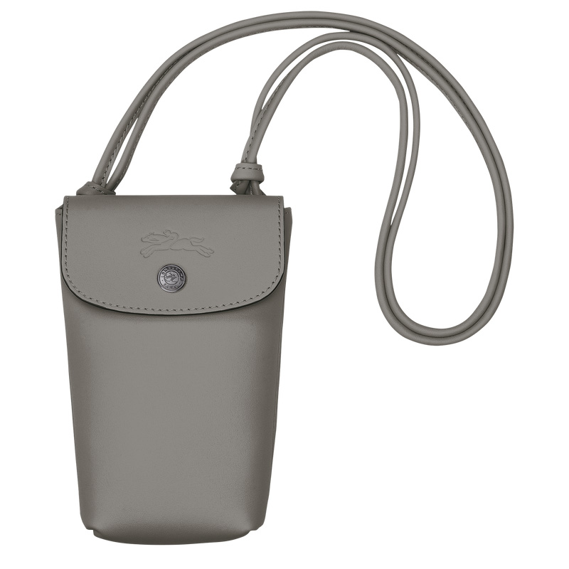 Longchamp |Le Pliage Xtra Handyhülle mit Lederband Turteltaube - Leder |Turteltaube