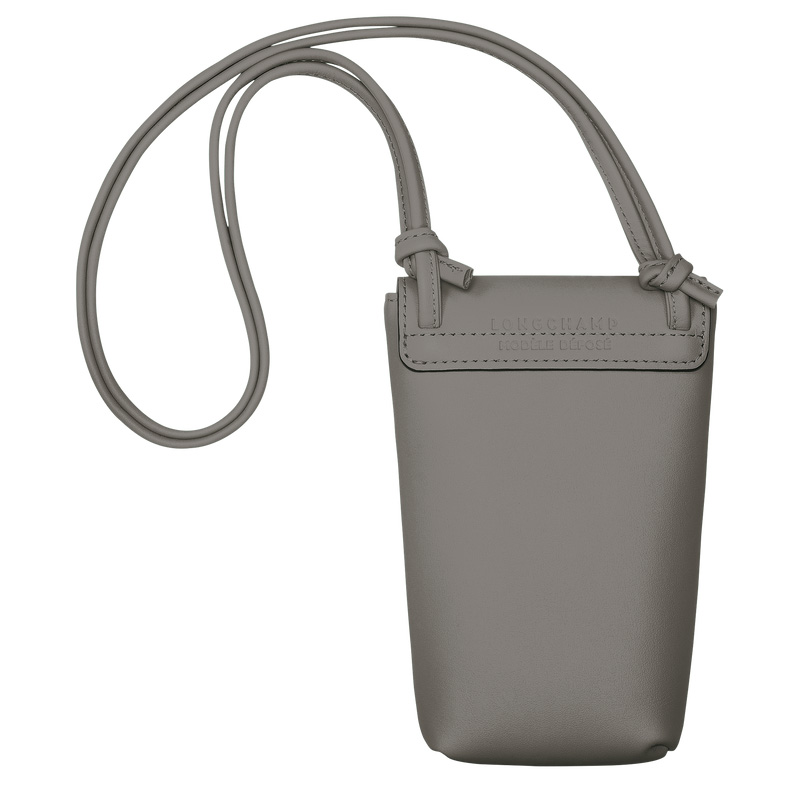 Longchamp |Le Pliage Xtra Handyhülle mit Lederband Turteltaube - Leder |Turteltaube