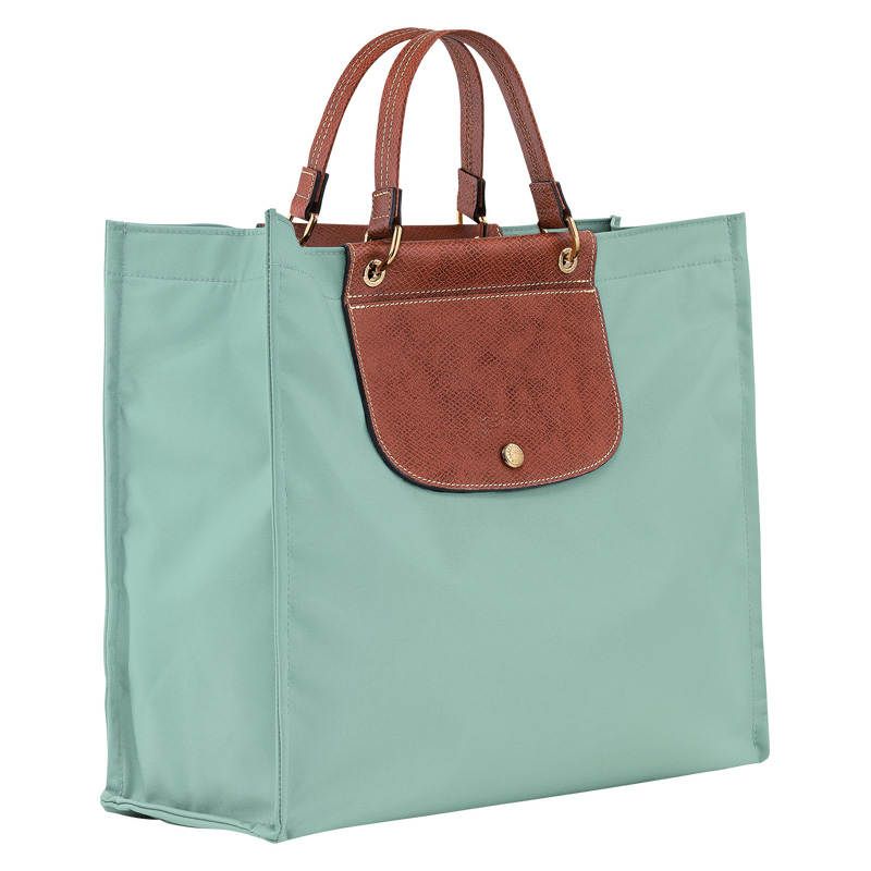 Longchamp |Cabas L Tote Bag, Eisenkraut – Canvas |Eisenkraut