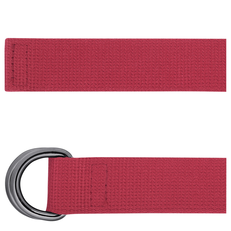 Longchamp |Re-play Ceinture Damengürtel Beetroot – Canvas |Rote Bete Longchamp |Re-play Ceinture Damengürtel Beetroot – Canvas |Rote Bete