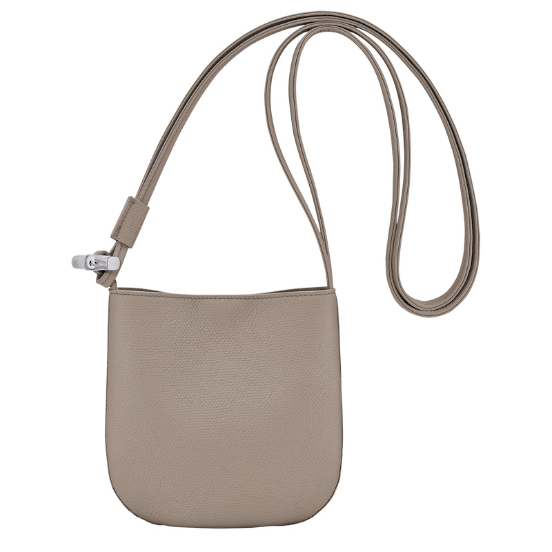 Longchamp |Le Roseau S Umhängetasche Clay – Leder |Tonfarben