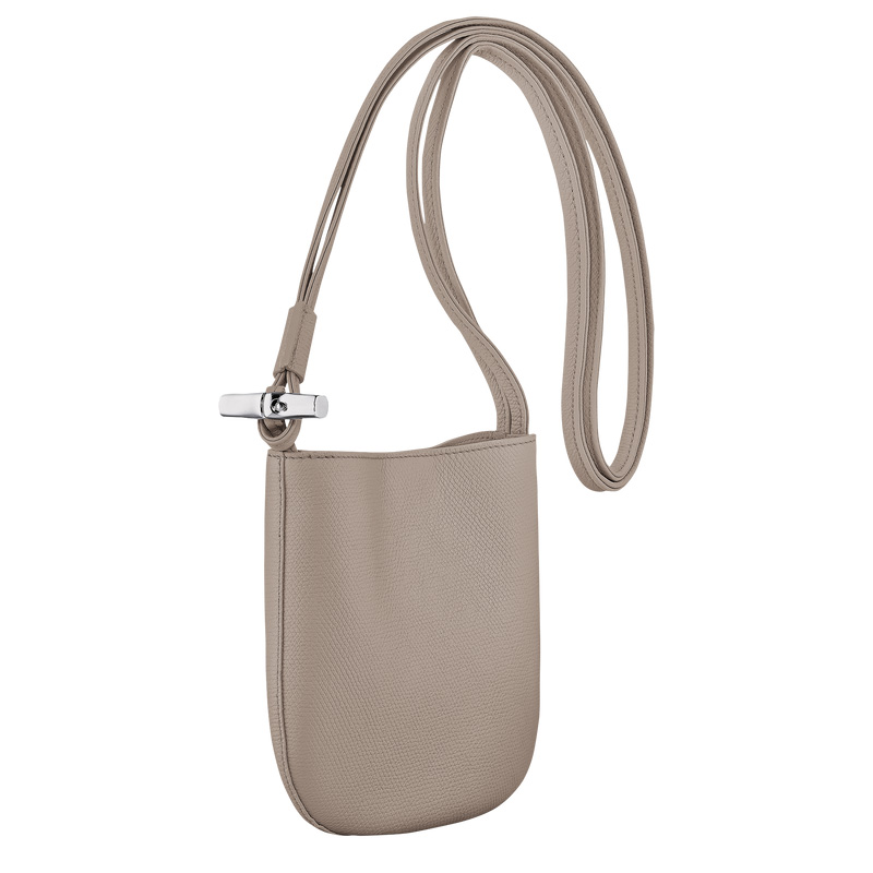 Longchamp |Le Roseau S Umhängetasche Clay – Leder |Tonfarben