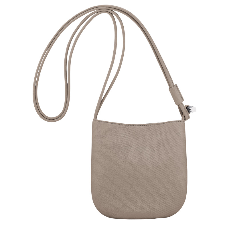 Longchamp |Le Roseau S Umhängetasche Clay – Leder |Tonfarben