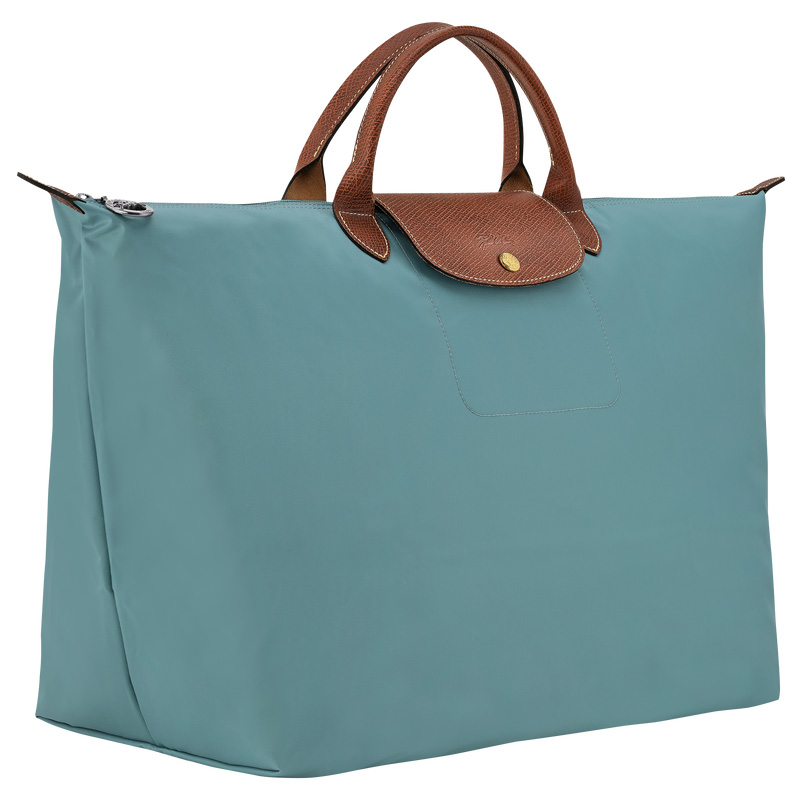 Longchamp |Le Pliage Original L Reisetasche Eukalyptus – Recyceltes Canvas |Eukalyptus