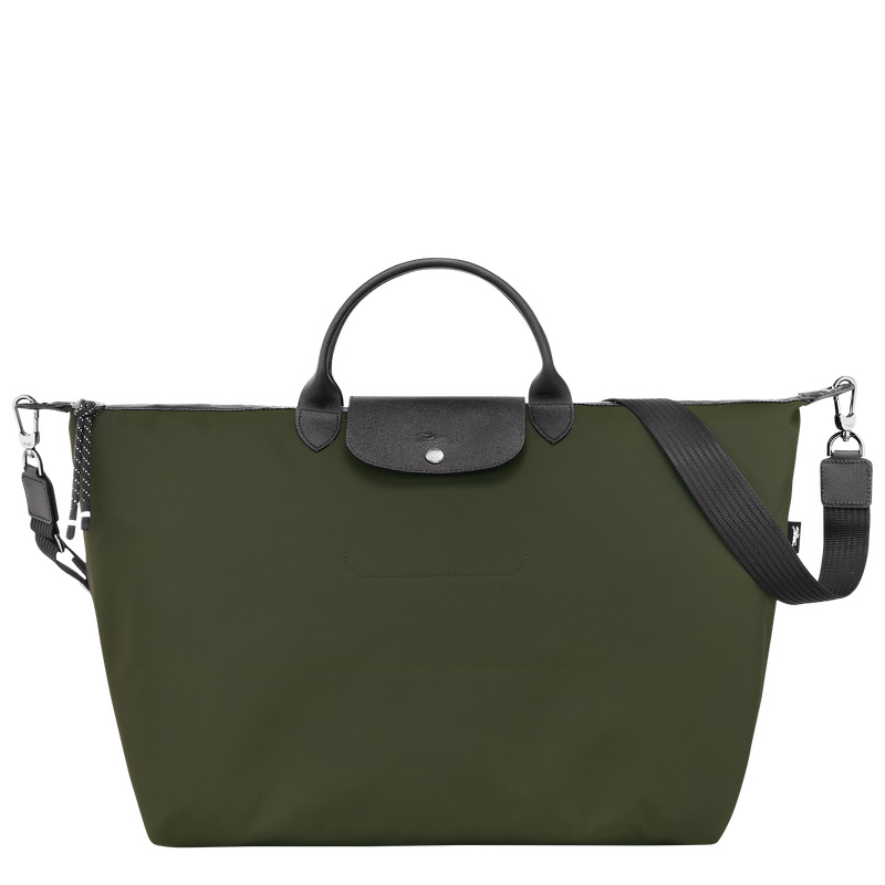 Longchamp |Le Pliage Energy L Reisetasche, Khaki – Recyceltes Canvas |Khaki
