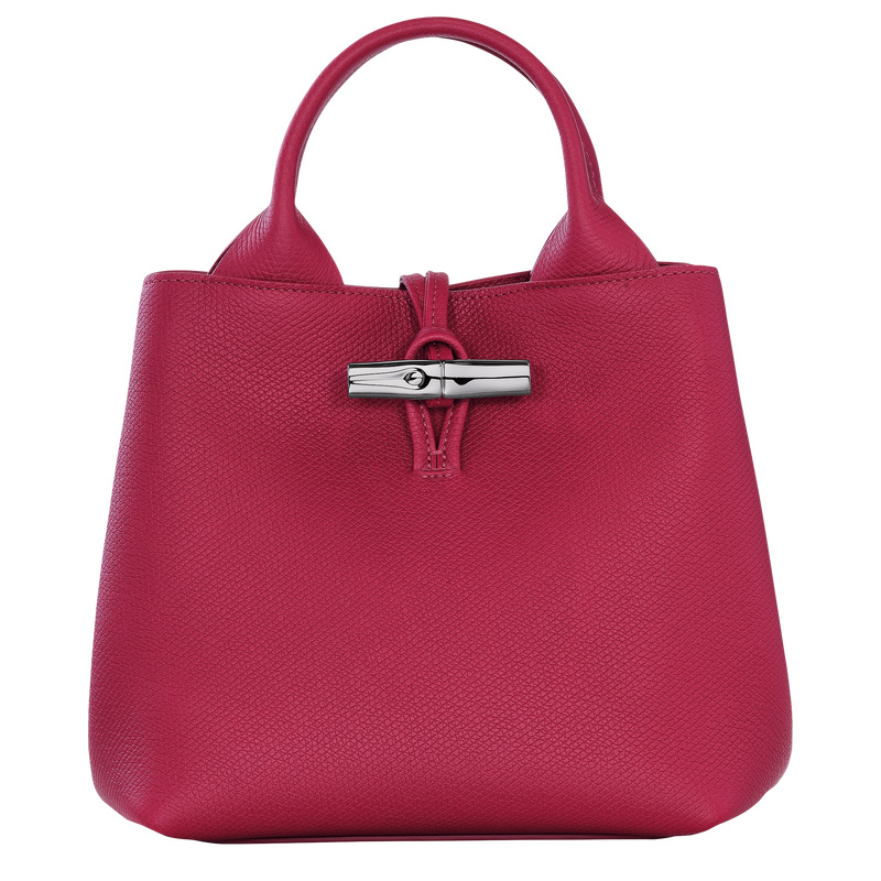 Longchamp |Le Roseau S Handtasche Rote Bete – Leder |Rote Bete