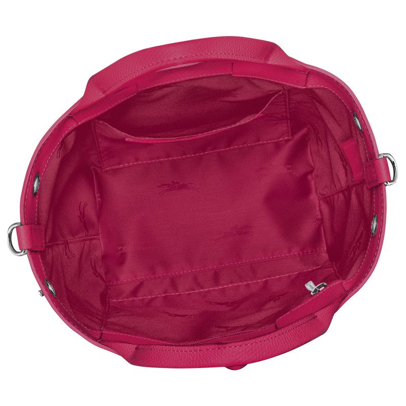 Longchamp |Le Roseau S Handtasche Rote Bete – Leder |Rote Bete