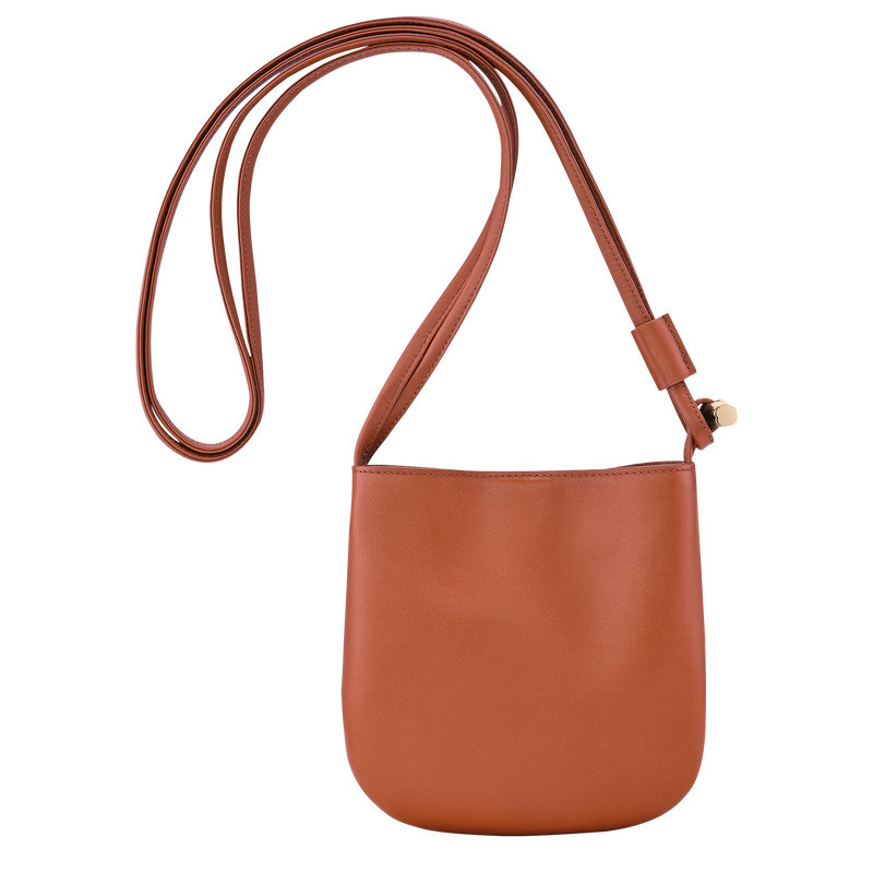 Longchamp |Le Roseau S Umhängetasche Bark – Leder |Rinde