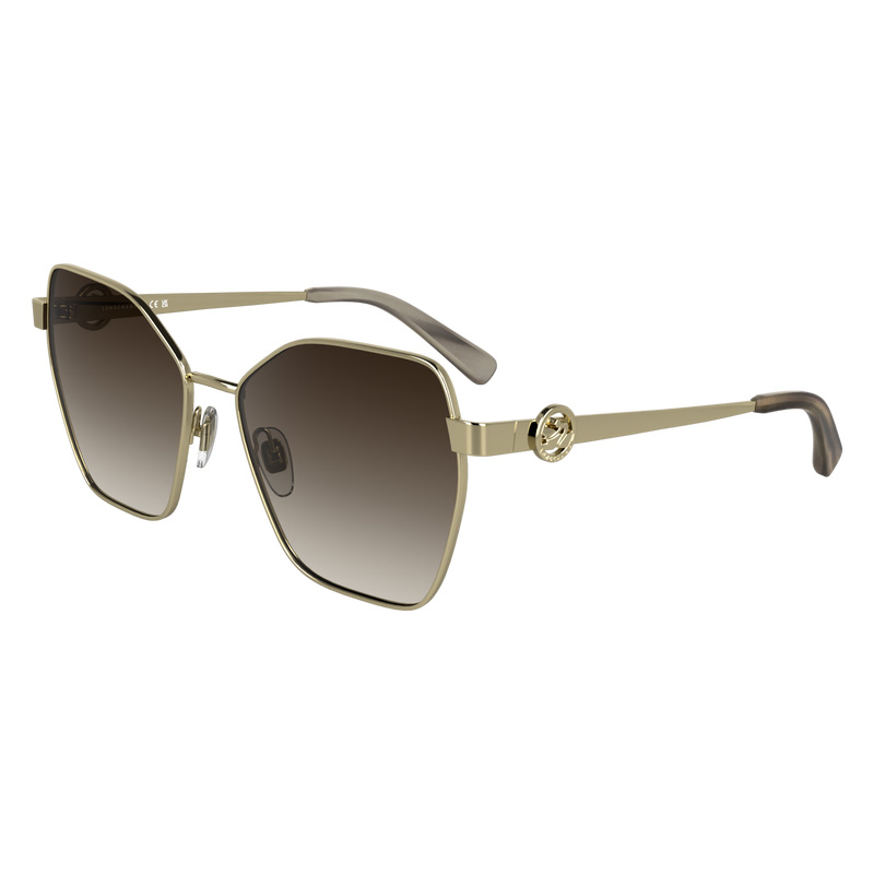 Longchamp |Sonnenbrille Gold/Braun – Metall |Gold/Braun Longchamp |Sonnenbrille Gold/Braun – Metall |Gold/Braun