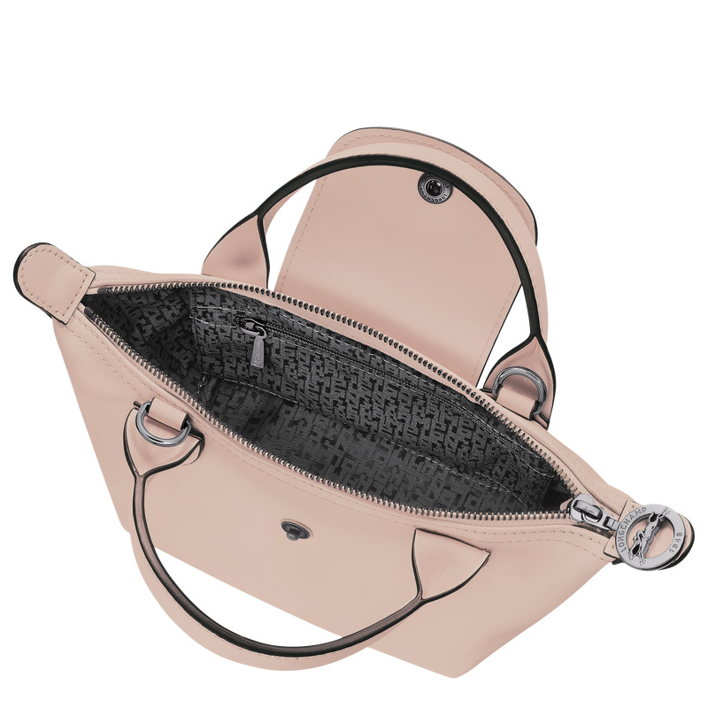 Longchamp |Le Pliage Xtra XS Handtasche Nude – Leder |Nude