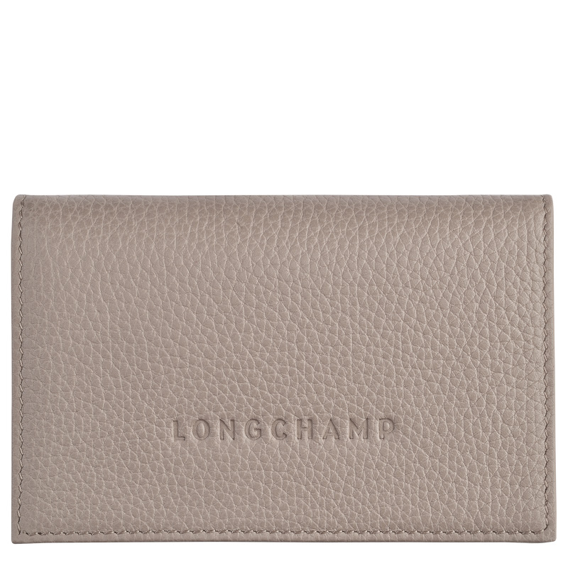 Longchamp |Le Foulonn Kartenetui Turteltaube – Leder |Turteltaube