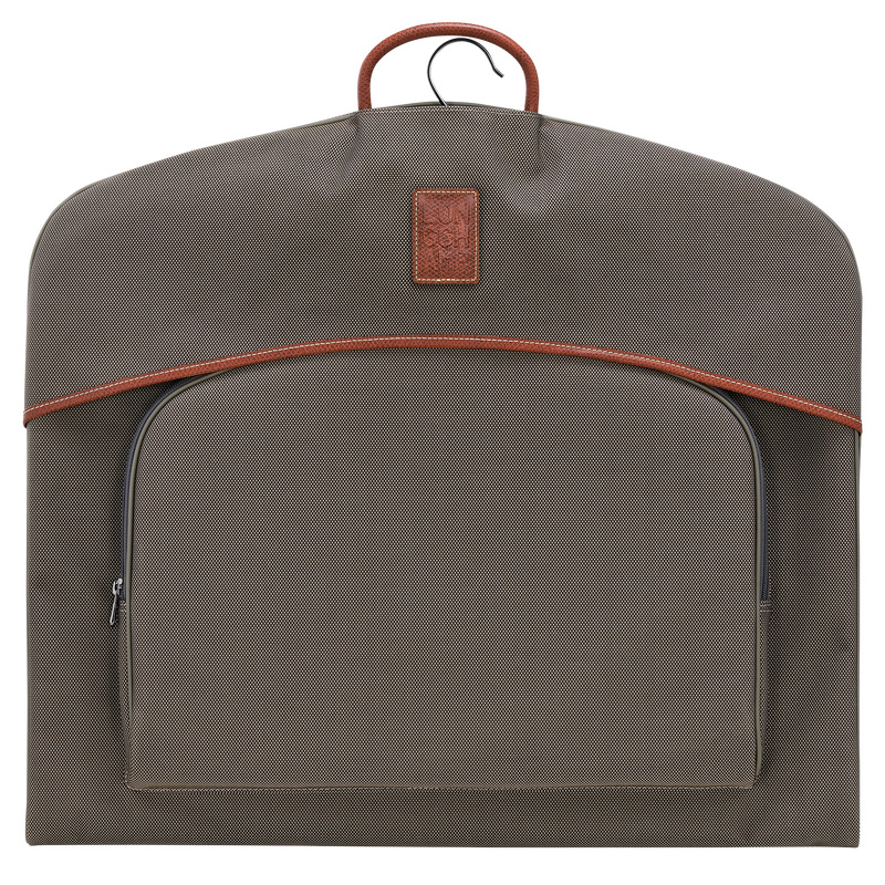 Longchamp |Boxford Kleidersack Braun – Recyceltes Canvas |Braun