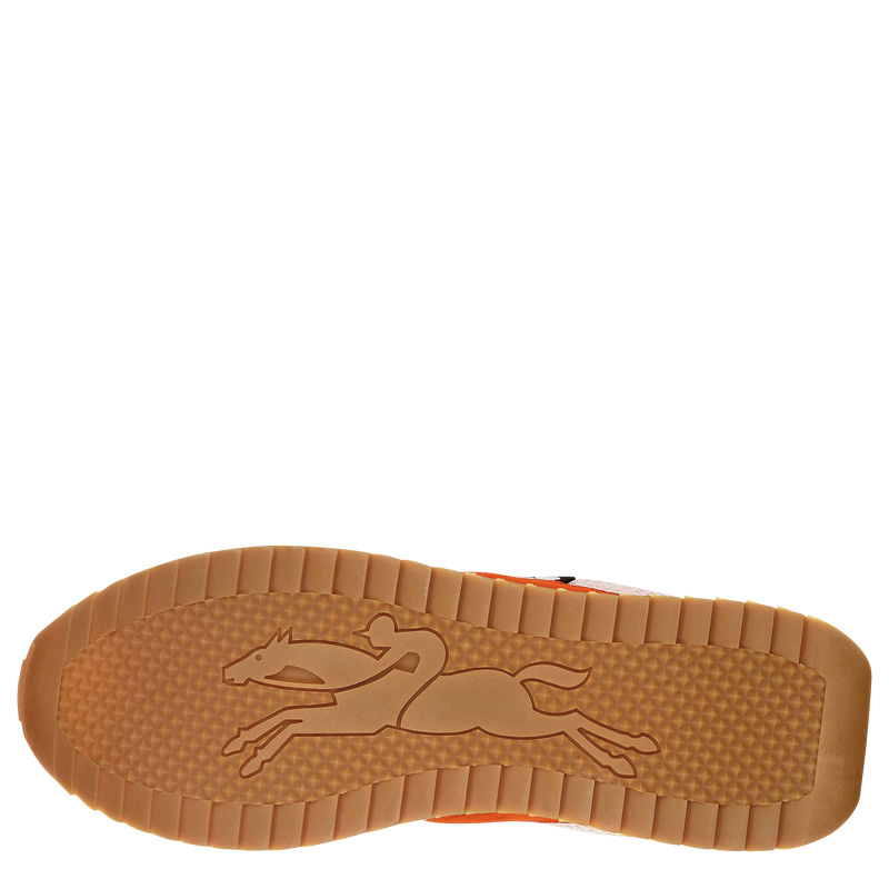 Longchamp |Le Pliage Grüne Sneakers Tomate – Leder |Tomate