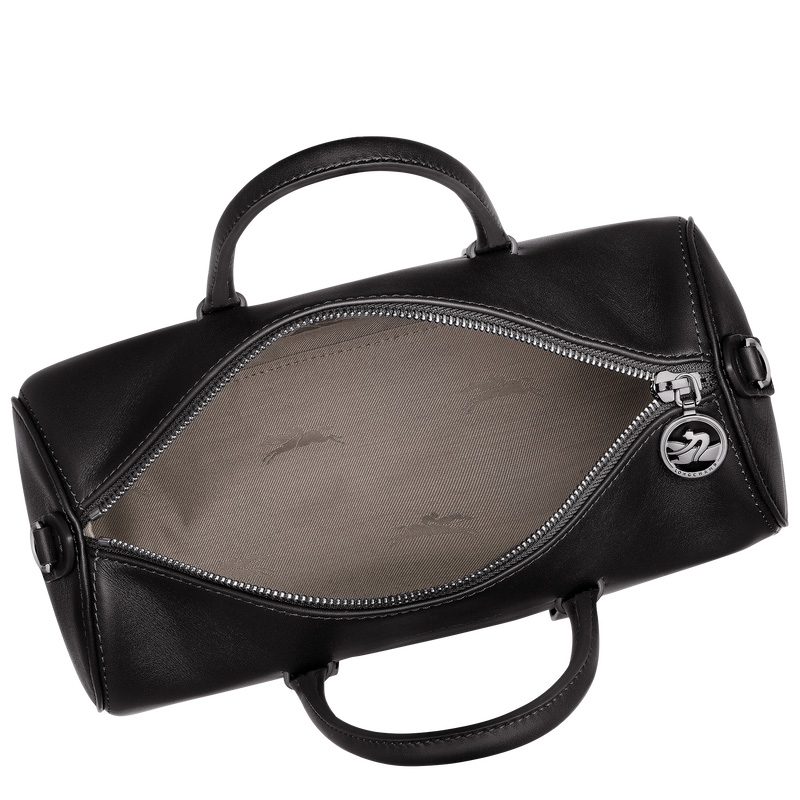Longchamp |Daylong M Handtasche Schwarz – Leder |Schwarz