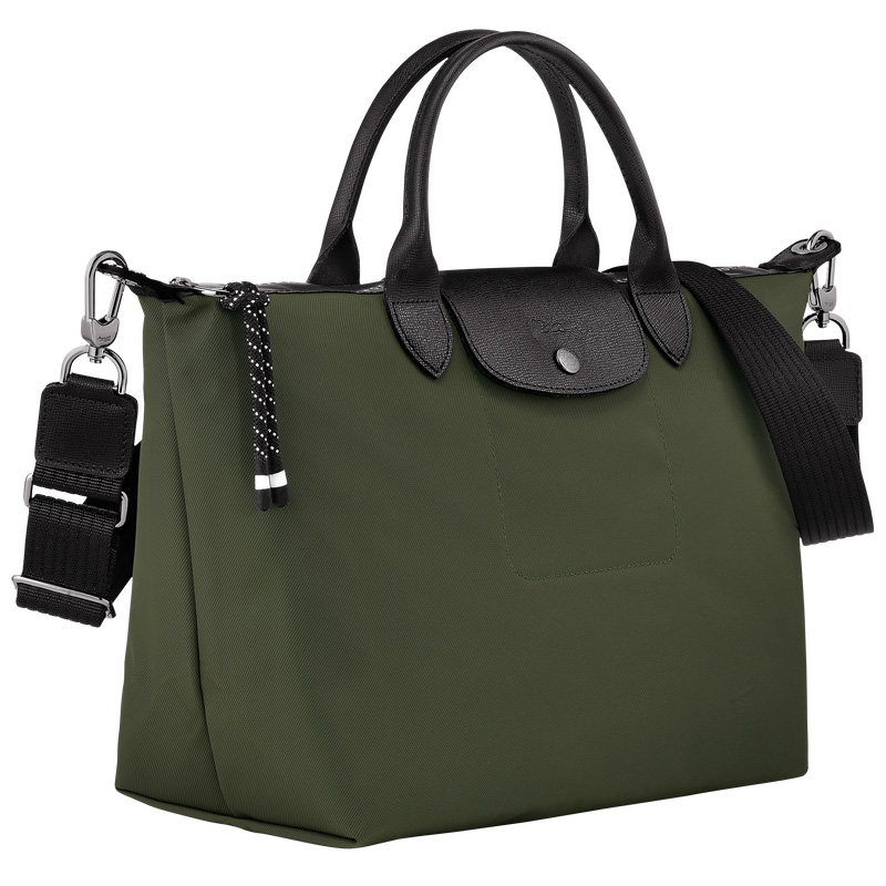 Longchamp |Le Pliage Energy L Handtasche Khaki – Recyceltes Canvas |Khaki