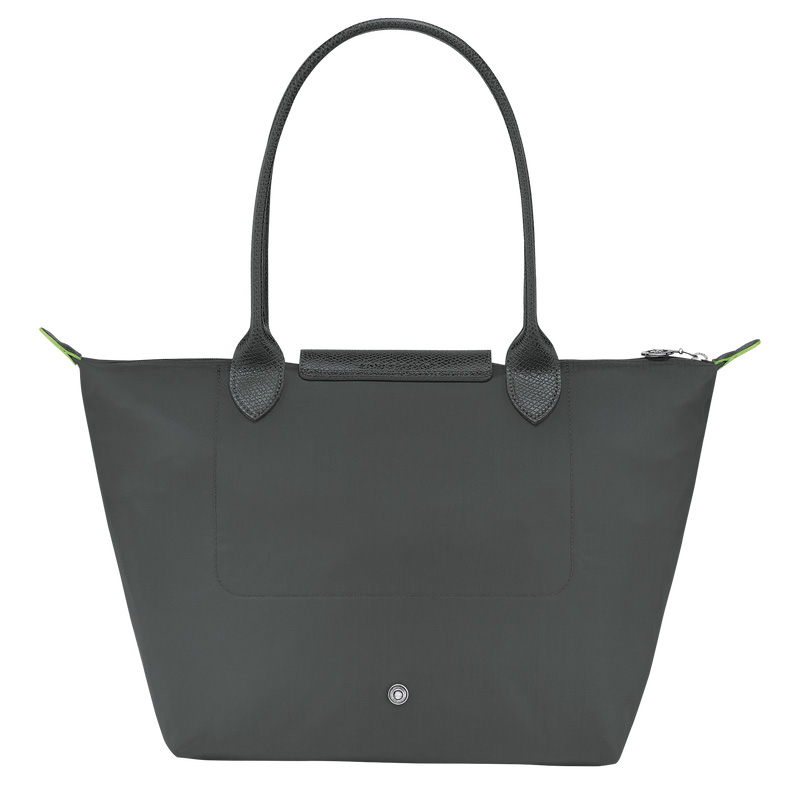 Longchamp |Le Pliage Green M Tote Bag Graphit – Recyceltes Canvas |Graphit
