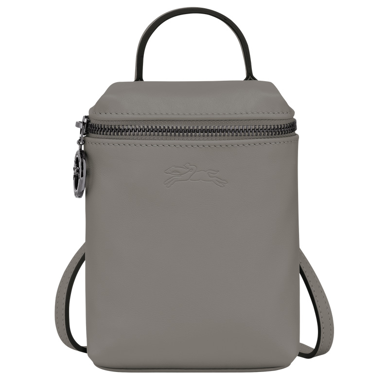 Longchamp |Le Pliage Xtra XS Umhängetasche Turtledove - Leder |Turteltaube