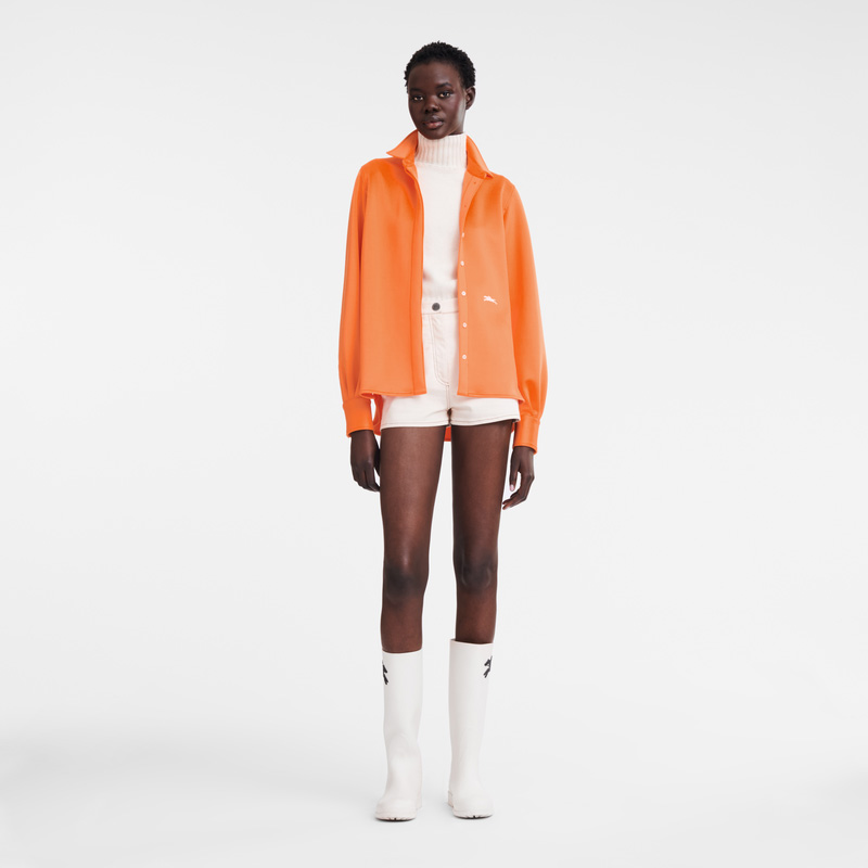 Longchamp |Hemd Orange - Jersey |Orange Longchamp |Hemd Orange - Jersey |Orange