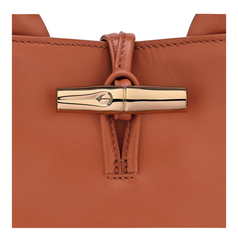 Longchamp |Le Roseau S Handtasche, Rinde – Leder |Rinde