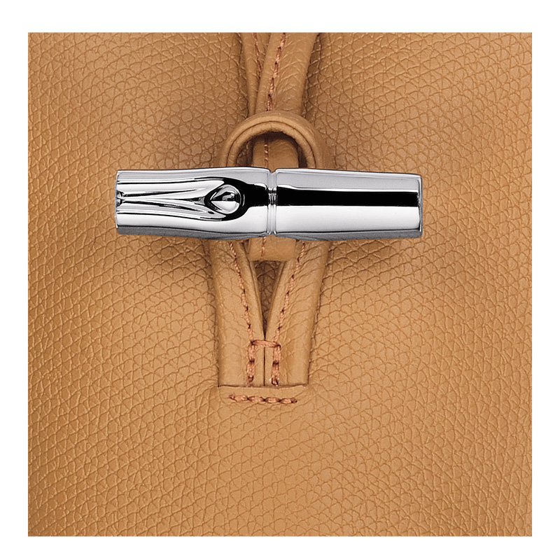 Longchamp |Le Roseau Handyhülle Walnuss – Leder |Walnuss