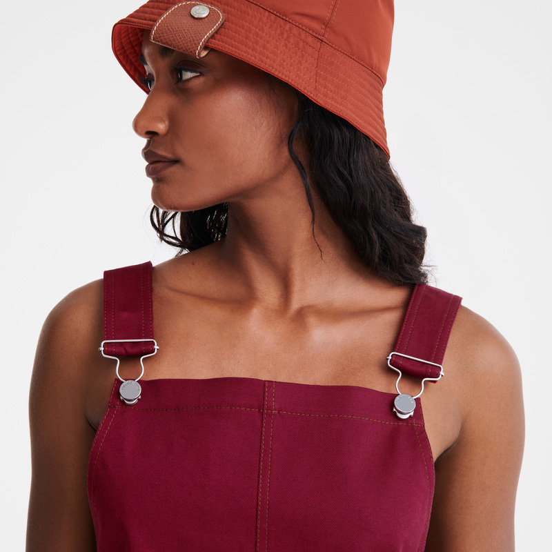 Longchamp |Kleid Rot – Gabardine |Rot