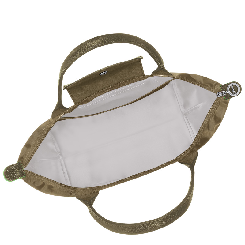 Longchamp |Le Pliage Grüne M Tragetasche Artischocke – Recyceltes Canvas |Artischocke