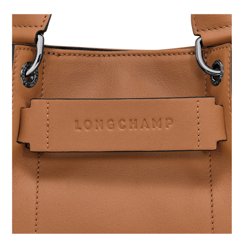 Longchamp |3D XS Handtasche Natur – Leder |Natur