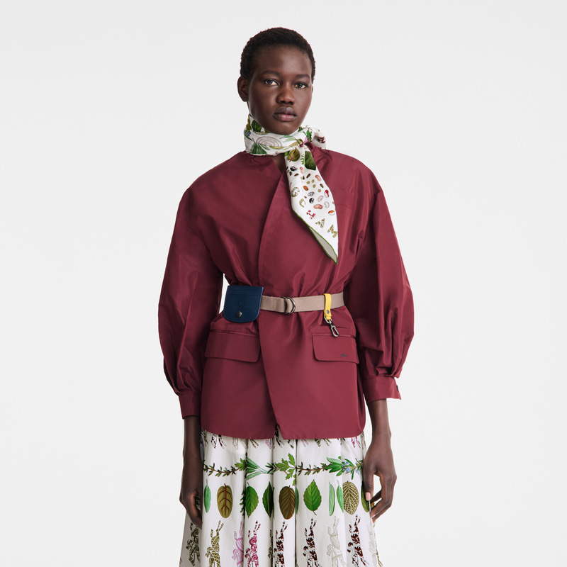 Longchamp |Re-play Ceinture Damengürtel, Ton – Canvas |Ton