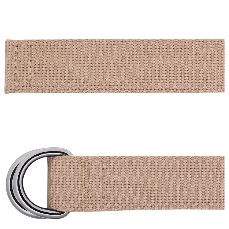 Longchamp |Re-play Ceinture Damengürtel, Ton – Canvas |Ton