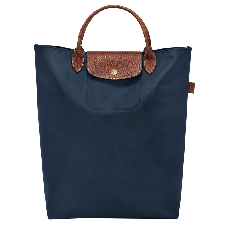 Longchamp |Le Pliage Original M Tragetasche Marineblau – Canvas |Marineblau