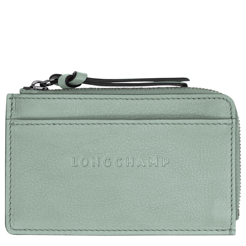 Longchamp |3D-Kartenetui Vervain – Leder |Eisenkraut