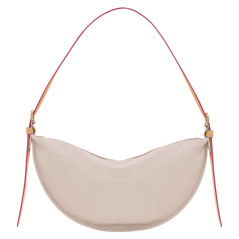 Longchamp |Smoothie M Umhängetasche Ton – Leder |Ton