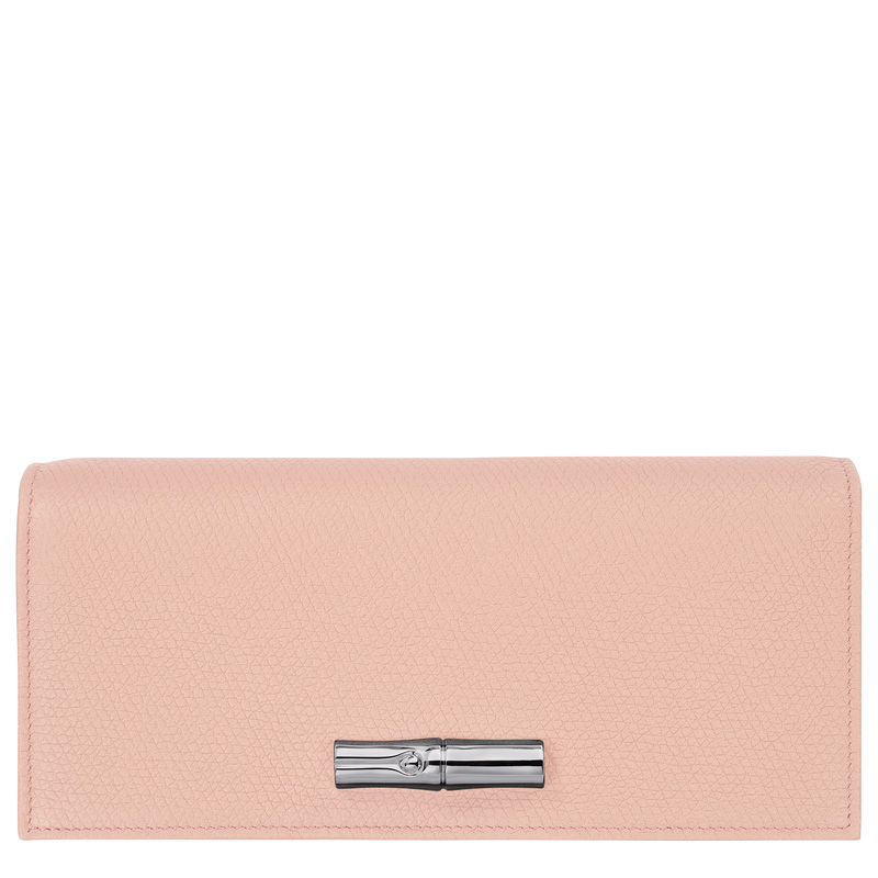 Longchamp |Le Roseau Flap-Brieftasche Ballerina - Leder |Ballerina
