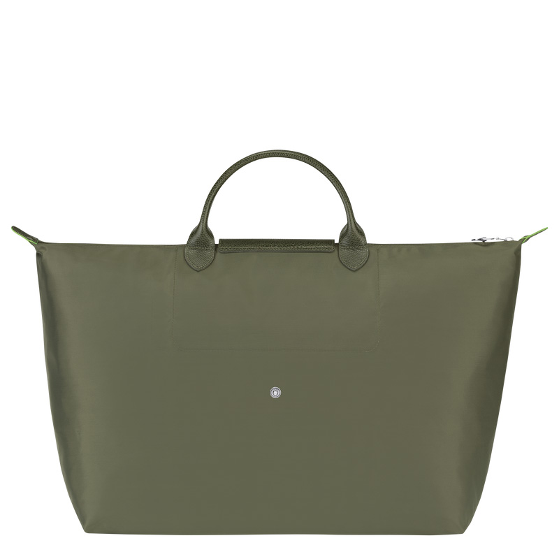 Longchamp |Le Pliage Grüne Reisetasche L Forest – Recyceltes Canvas |Forest