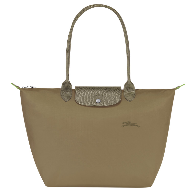 Longchamp |Le Pliage Grüne L Tragetasche Artischocke – Recyceltes Canvas |Artischocke