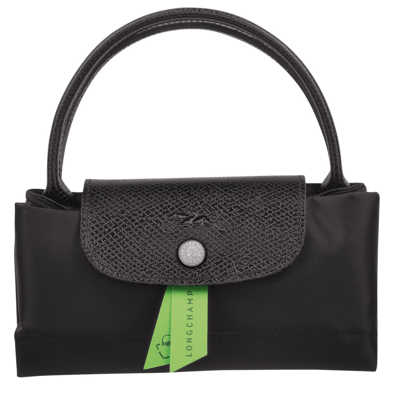 Longchamp |Le Pliage Green S Handtasche Schwarz – Recycelter Canvas |Schwarz