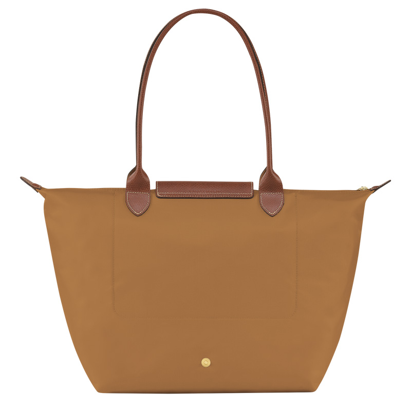 Longchamp |Le Pliage Original L Tragetasche, Rehbraun – Recyceltes Canvas |Rehbraun