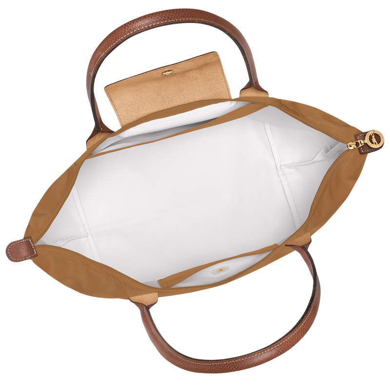 Longchamp |Le Pliage Original L Tragetasche, Rehbraun – Recyceltes Canvas |Rehbraun
