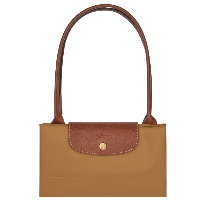 Longchamp |Le Pliage Original L Tragetasche, Rehbraun – Recyceltes Canvas |Rehbraun