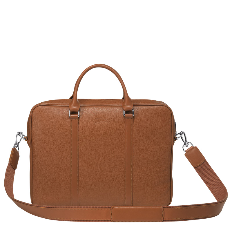 Longchamp |Le Foulonn XS Aktentasche, Karamell – Leder |Karamell