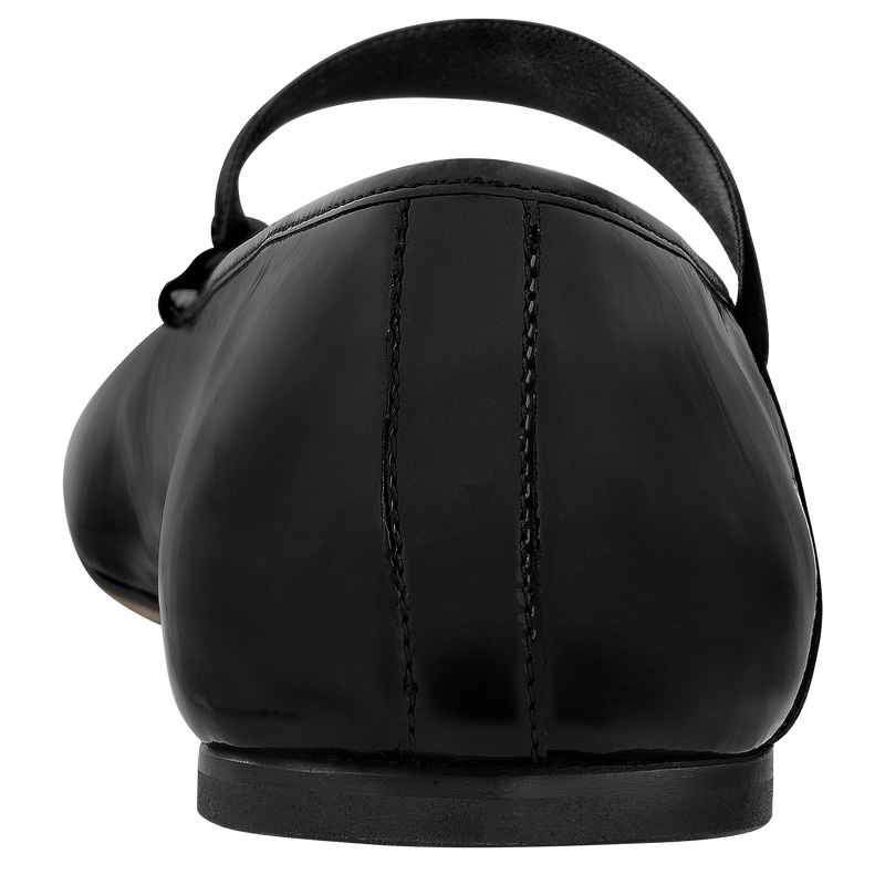 Longchamp |Energy Ballerinas Schwarz – Leder |Schwarz