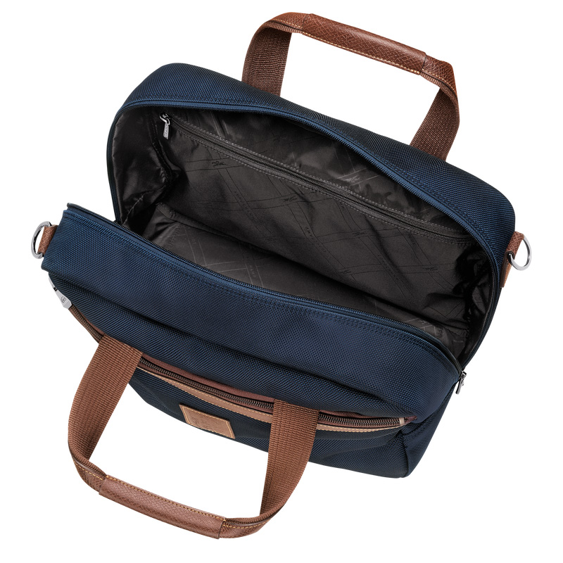 Longchamp |Boxford S Reisetasche Blau – Recyceltes Canvas |Blau