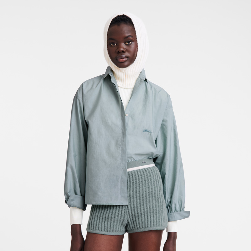 Longchamp |Balaclava Ecru – Strick |Ecru