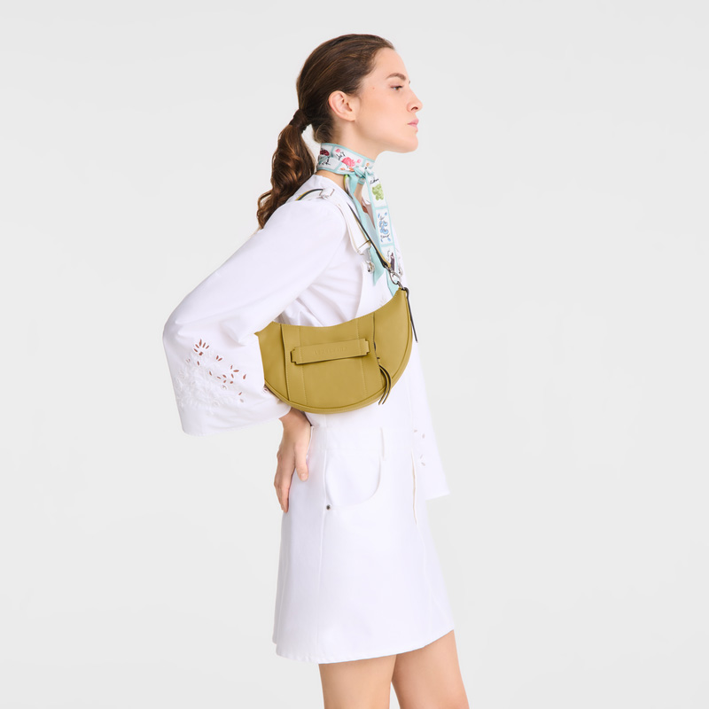Longchamp |3D S Umhängetasche Ingwer – Leder |Ingwer