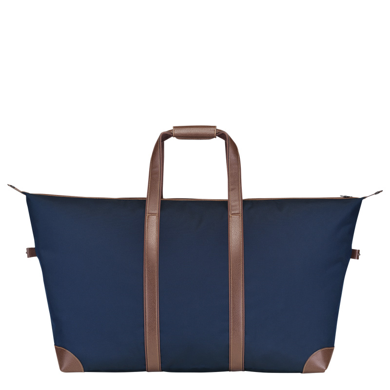 Longchamp |Boxford XL Reisetasche Blau – Recyceltes Canvas |Blau